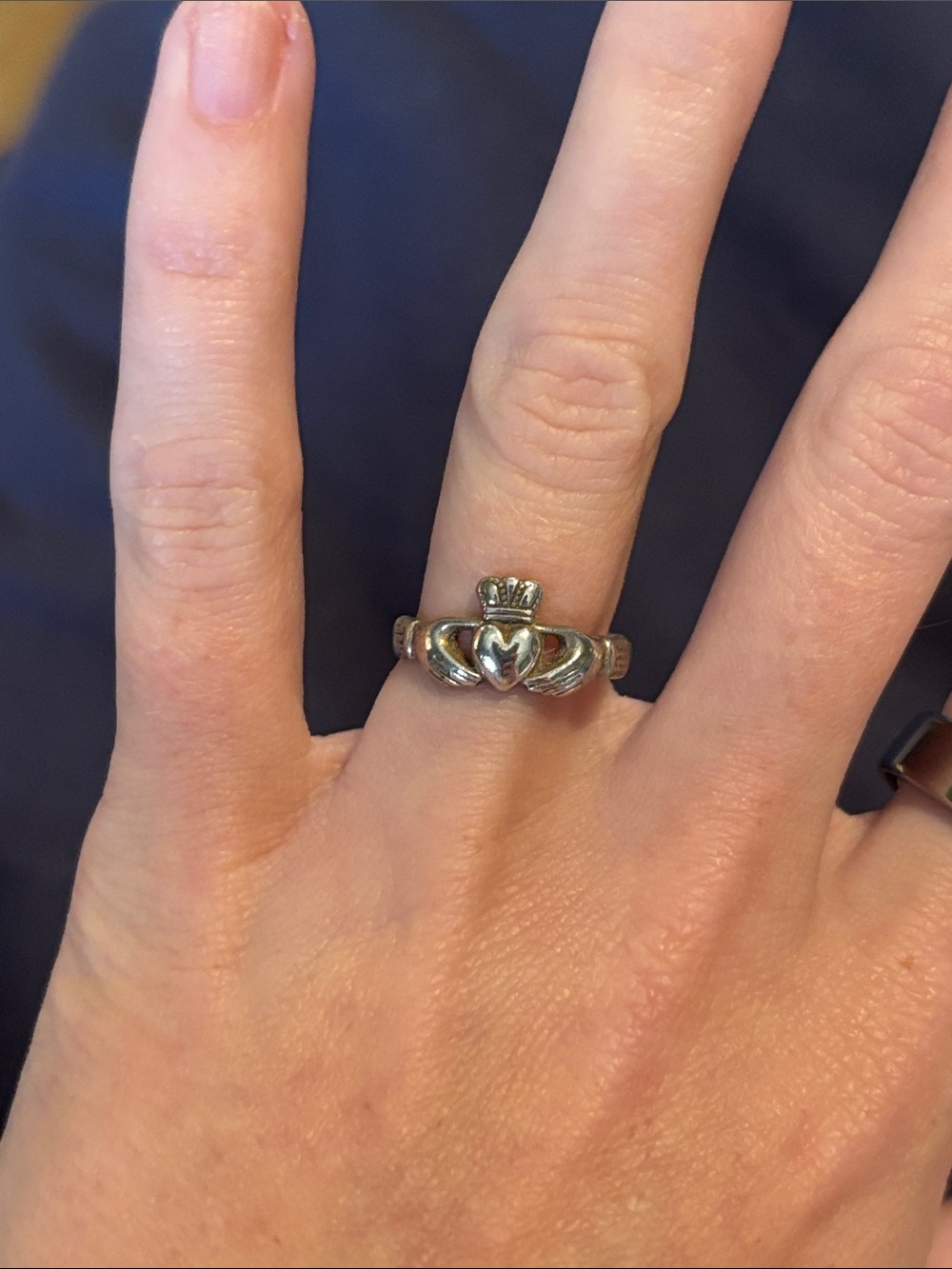 Sterling Silver Claddagh Ring in Silver - Classic Women's Jewelry